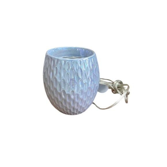 Yankee Candle Electric Wax Warmer with Melt Timer Ceramic Blue Pearl - Picture 1 of 5